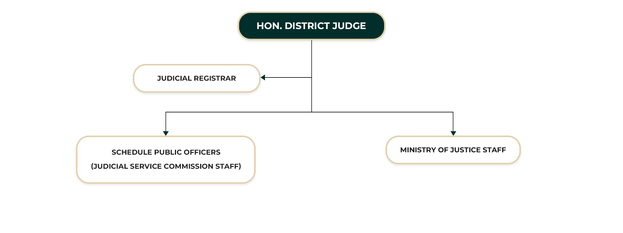 District Court Pottuvil ORGANIZATIONAL STRUCTURE